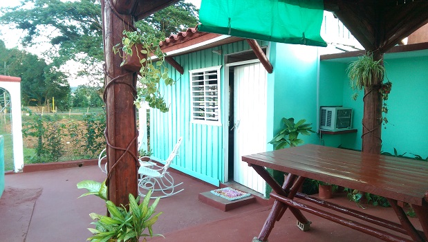 'Back terrace' Casas particulares are an alternative to hotels in Cuba.